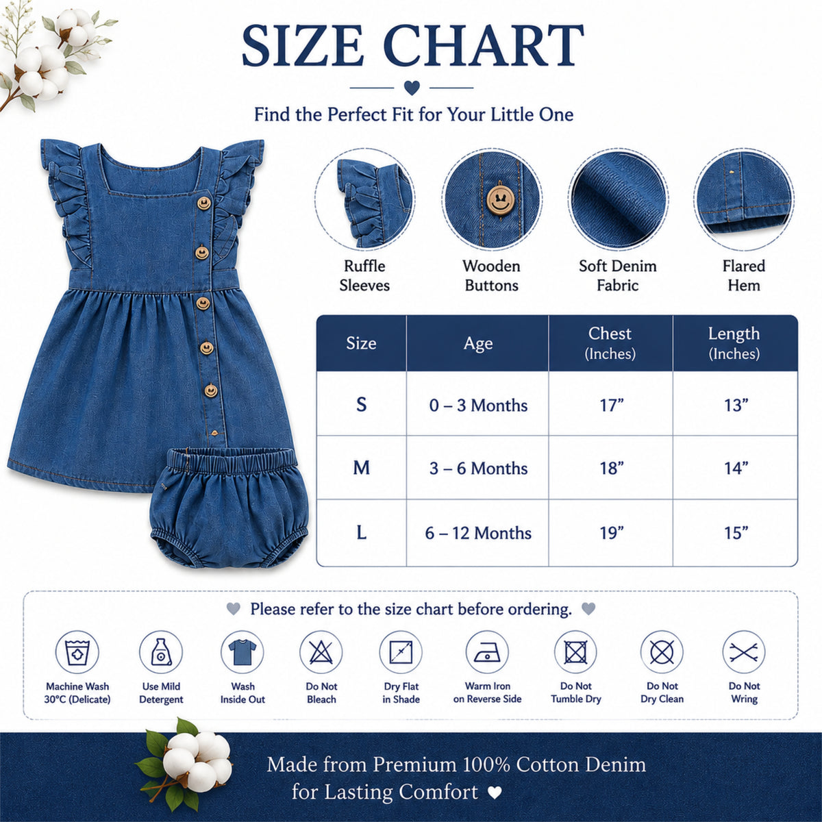 imotee Baby Girls Sleeveless Ruffle Dress with Bloomers Set